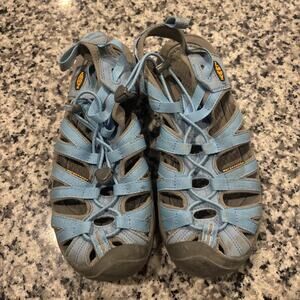 Women’s Keen waterproof sandals 8 turquoise blue